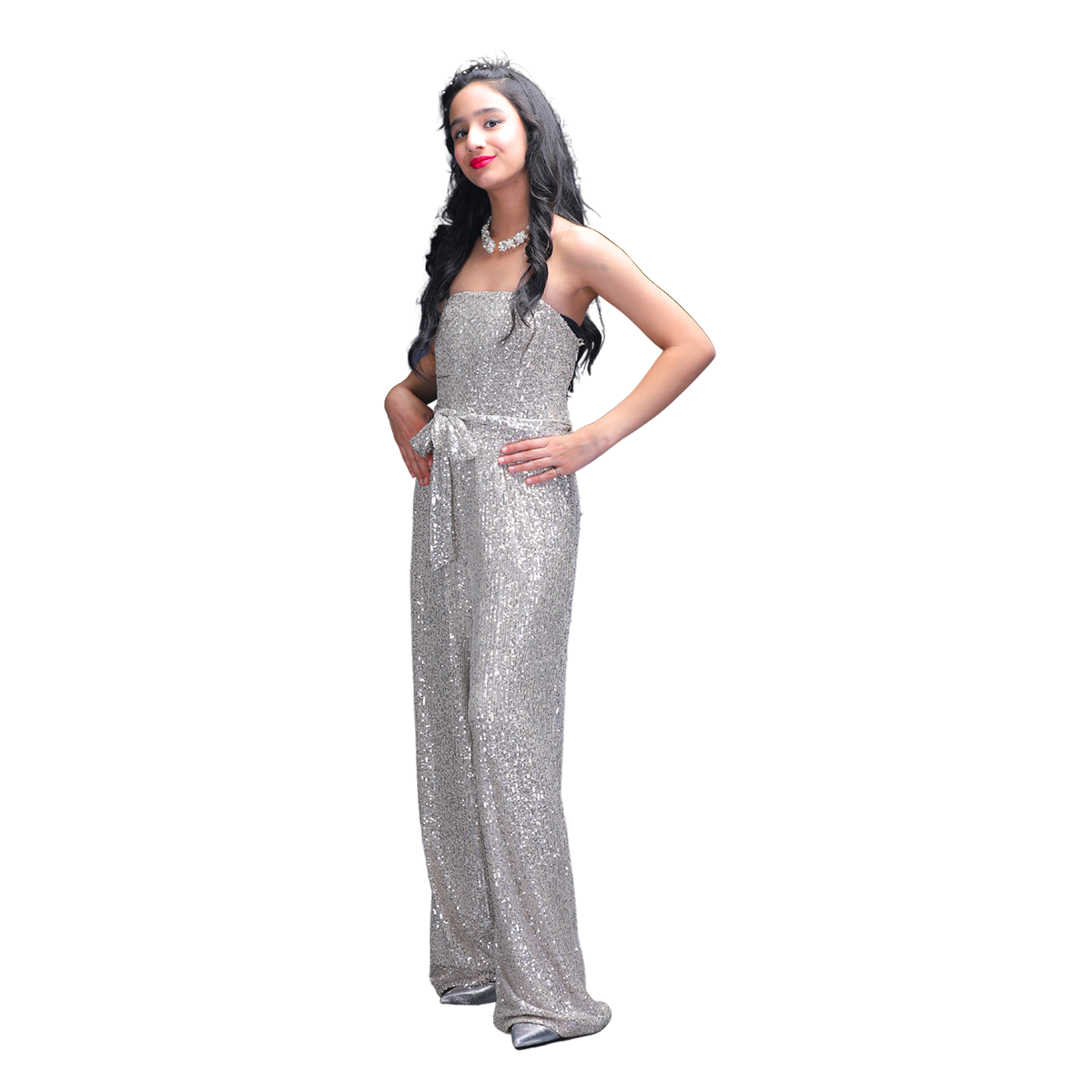 Silver Jumpsuit