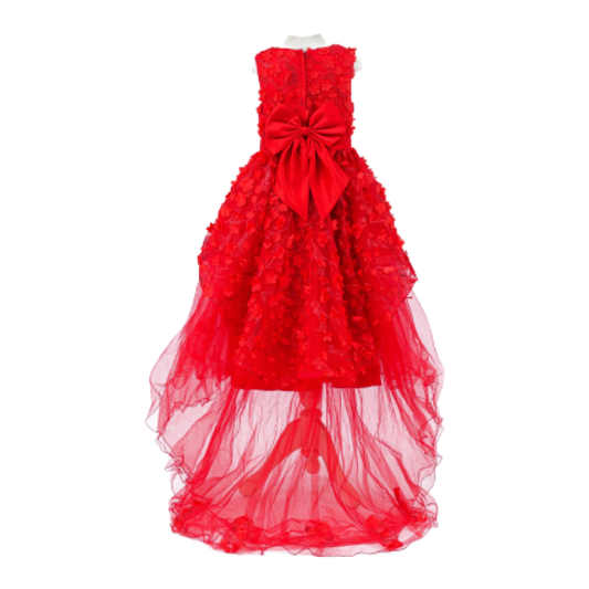 Red Flair Gown