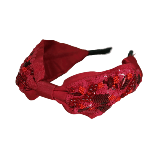 Red Turban Hairband