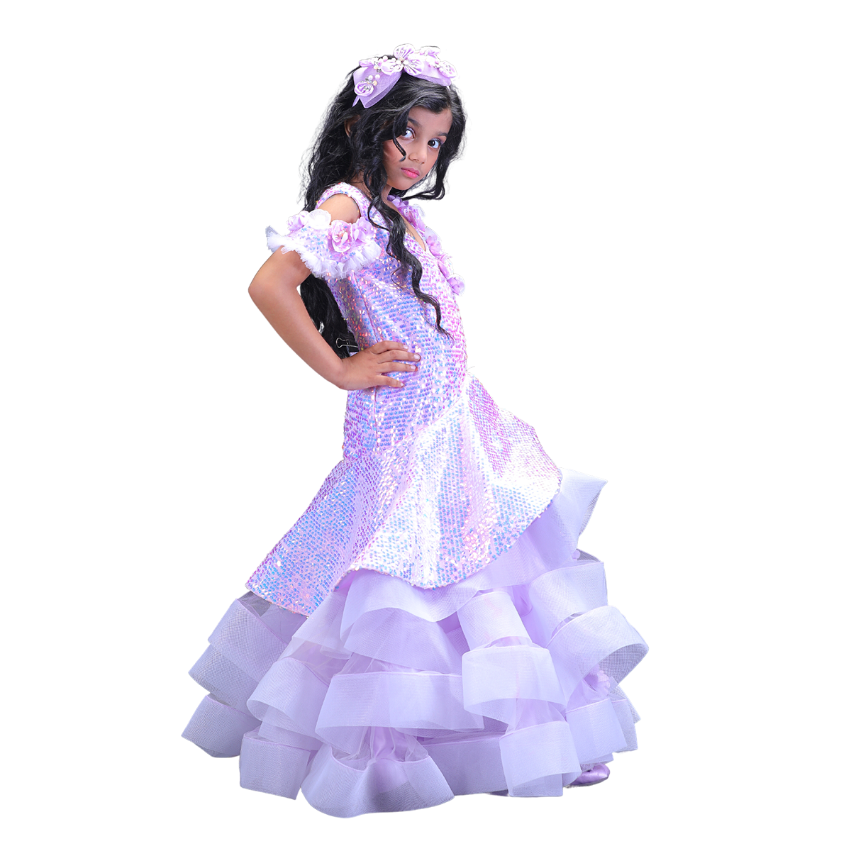 Unicorn Theme Floor Touch Gown