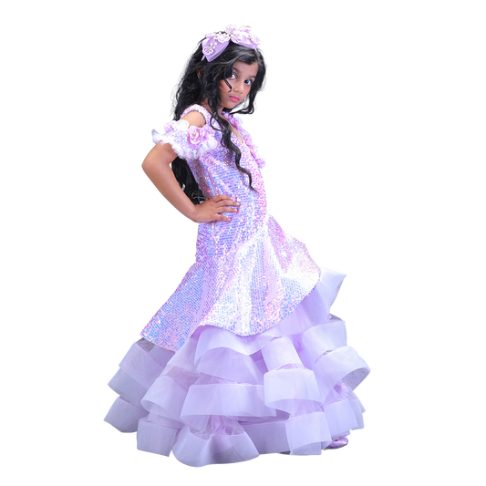 Unicorn Theme Floor Touch Gown