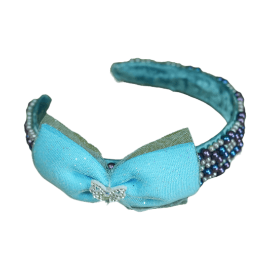 Blue Pearl Work Hairband